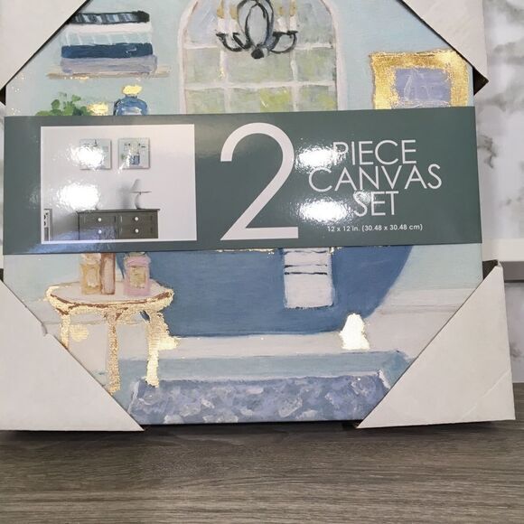 Two piece bathroom‎ canvas set NWT - Picture 9 of 11